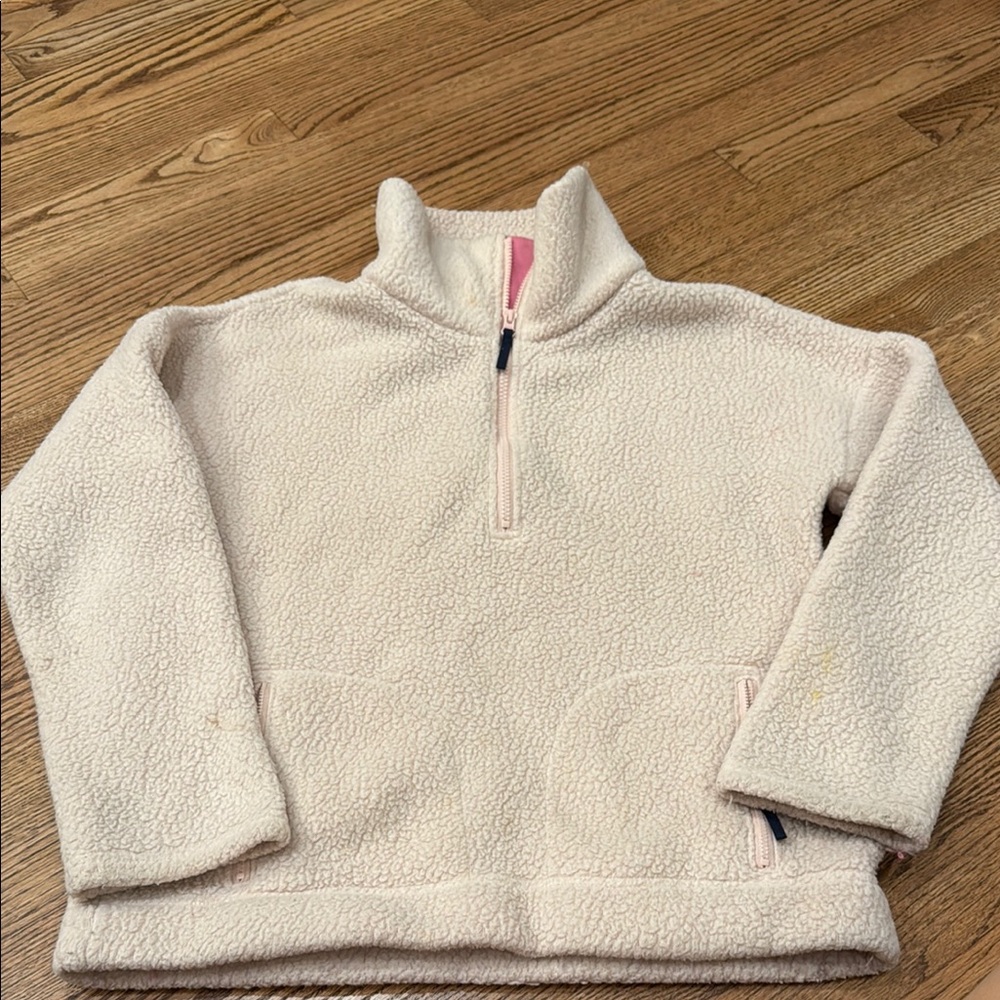 Jcrew cozy Sherpa quarter zip pullover